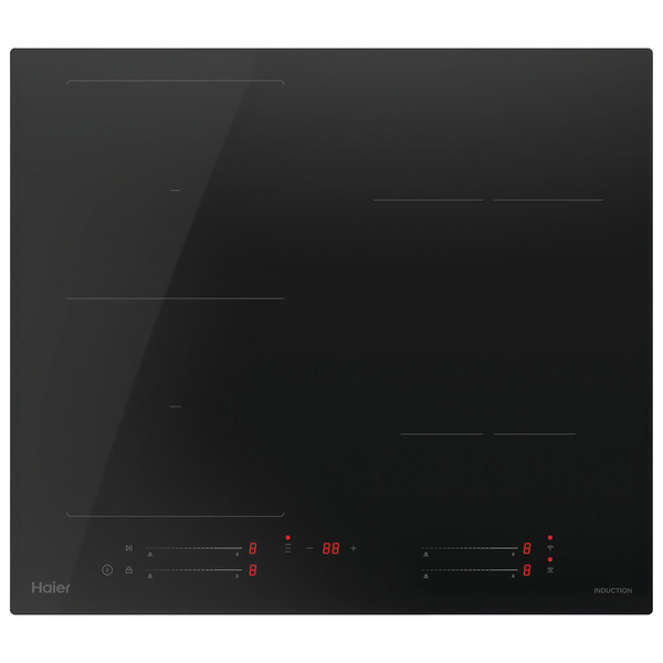 Haier 60cm 500 Series Induction Cooktop with Flexi Zone Low Current HCI604FTPB4