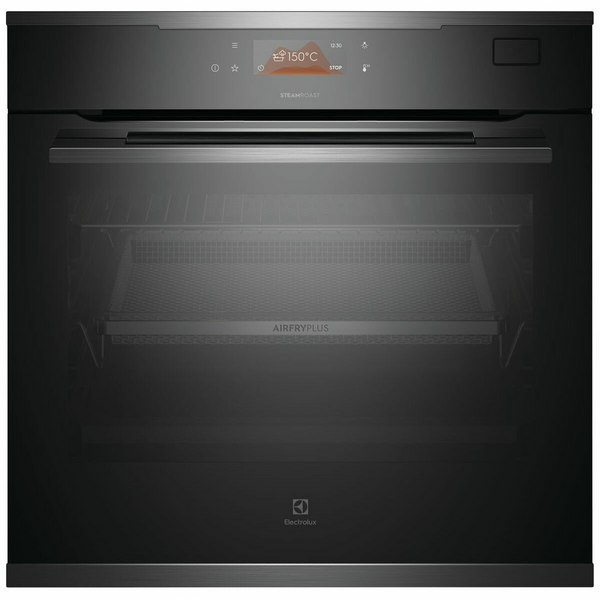 Electrolux 60cm Pyrolytic Dark Stainless Steel Oven with Steam EVEP619DSE