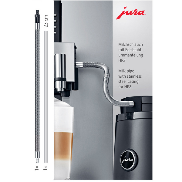 JURA Milk Pipe with Stainless Steel Casing for HP2 24113