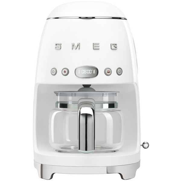 Smeg 50s Retro Style Drip Filter Coffee Machine White DCF02WHAU
