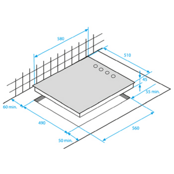 Beko Electric Cooktop HIC64101