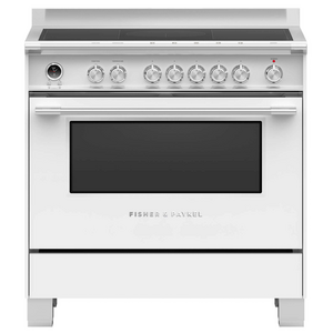 Fisher & Paykel 90cm Series 9 Classic Freestanding Induction Oven White OR90SCI6W1