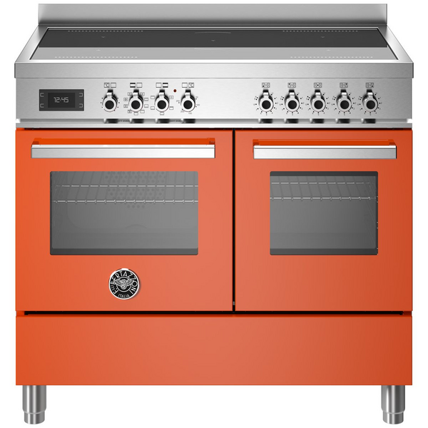 Bertazzoni 100cm Arancio Induction Freestanding Double Oven PRO105I2EART