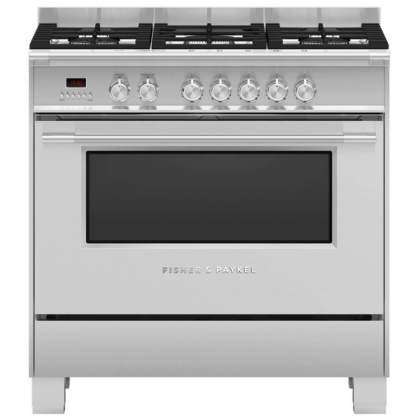 Fisher & Paykel Series 7 90cm Classic Freestanding Dual Fuel Cooker Stainless Steel OR90SCG2X1