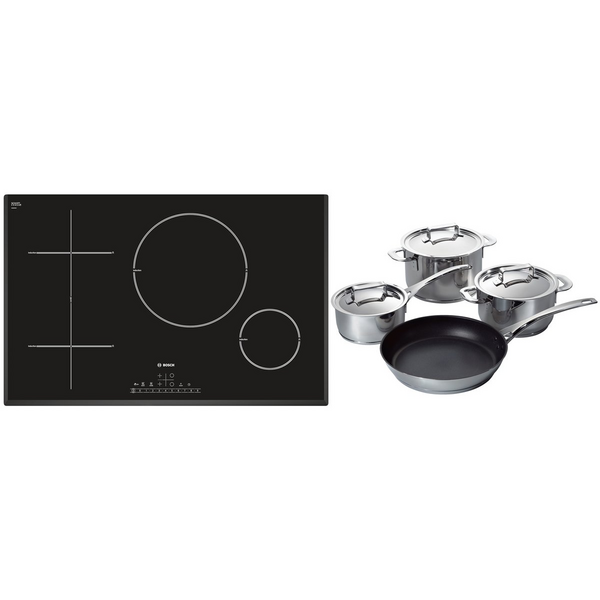Bosch Induction Cooktop with Bonus Iittala Cookware Set PIT851F17E-HEZ390040