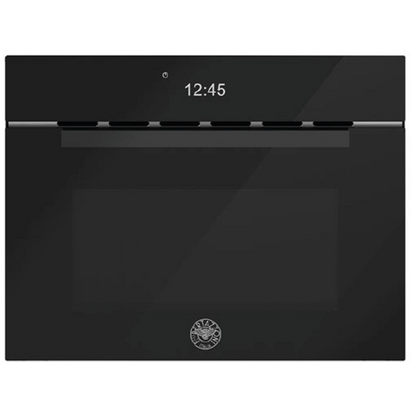 Bertazzoni 45cm TFT Black Glass Combi-Microwave Oven FMOD4077MTB1