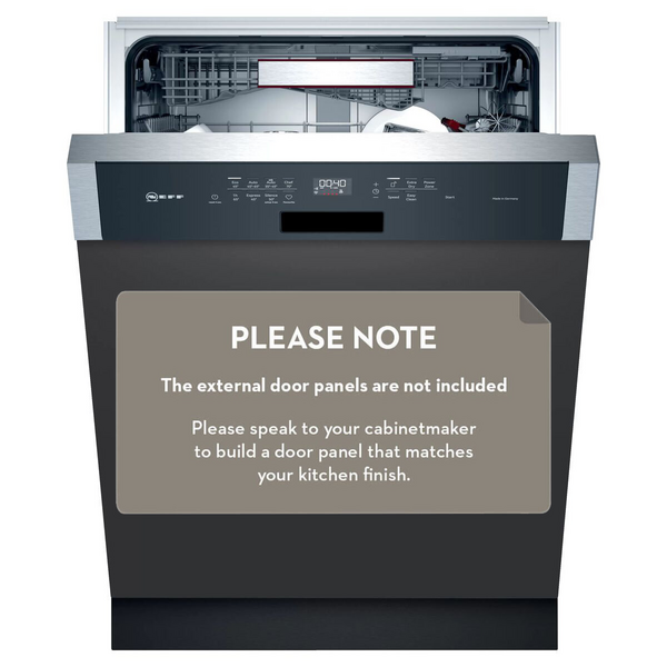 Neff semi outlet integrated dishwasher