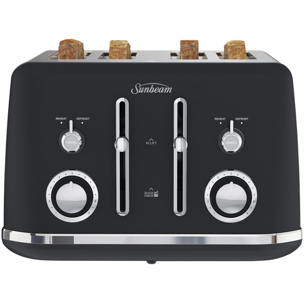 Sunbeam Alinea Select 4 Slice Toaster Black TA2740K