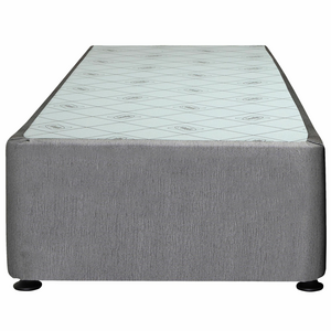 Sealy Long Single Spacesaver Base - Blank In Charcoal - 728214