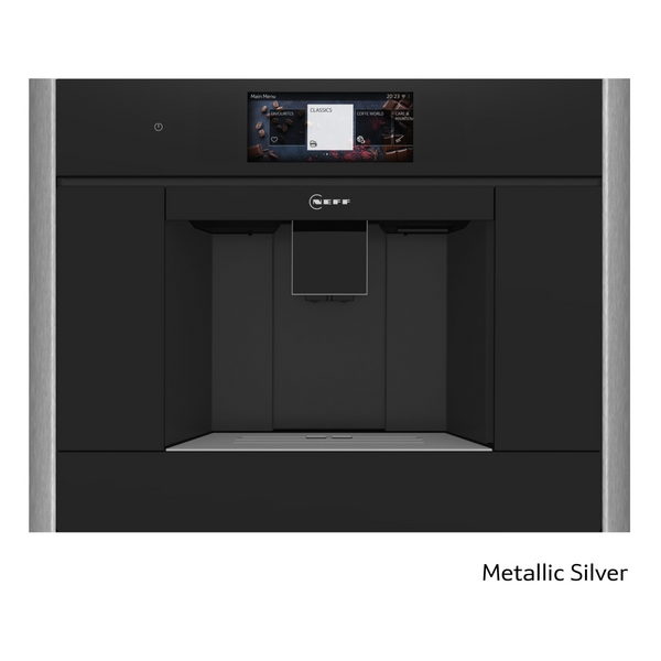 NEFF N90 Built-In Fully Automatic Coffee Machine Metallic Silver CL9TX11Y0-MS