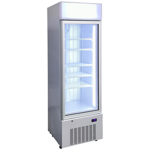 Schmick 380L Upright Glass Door Freezer White HUS-F5
