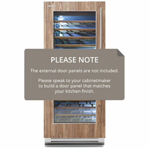 Fhiaba 90cm Integrated Wine Cellar Left Hinge S8990FW3A