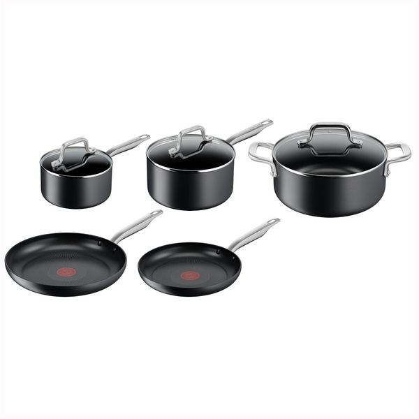 Tefal Premium Specialty Hard Anodised Induction Non-Stick 5 Piece Cookware Set H916S517