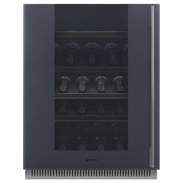 Smeg Linea Built-Under Wine Cellar Left-Hand Hinge -Neptune Grey CVI138LG