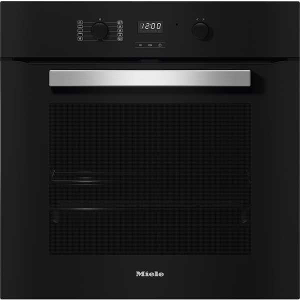 Miele 60cm Pyrolytic Black Built-In Oven H2457BPOBSW