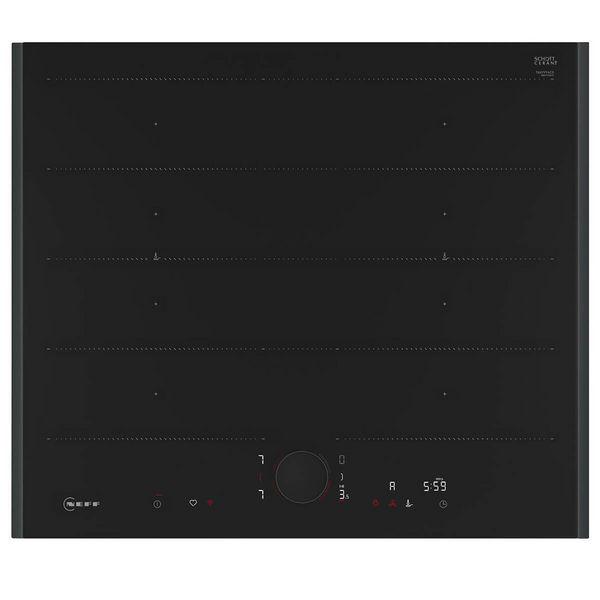 NEFF 60cm N 90 Flex Induction Cooktop with Flex Design Anthracite Grey T66YYY4C0H-AG
