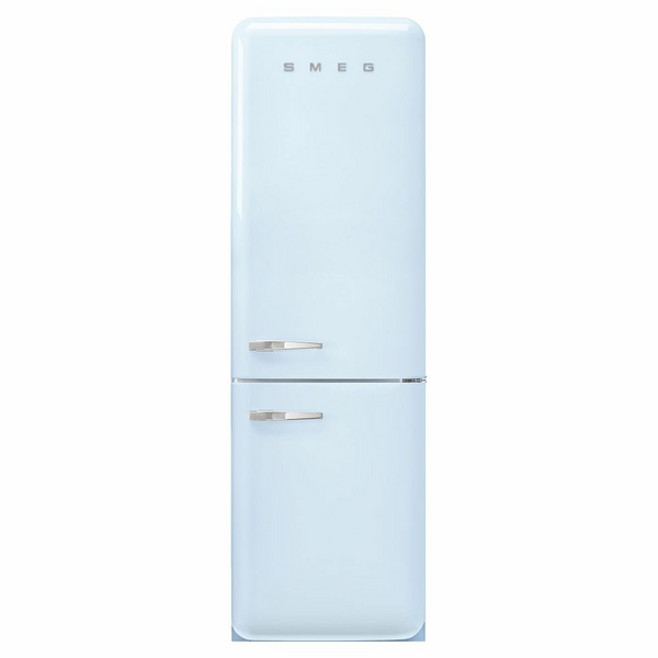 Smeg FAB 50's Style 331L Bottom Mount Refrigerator Pastel Blue FAB32RPB5AU