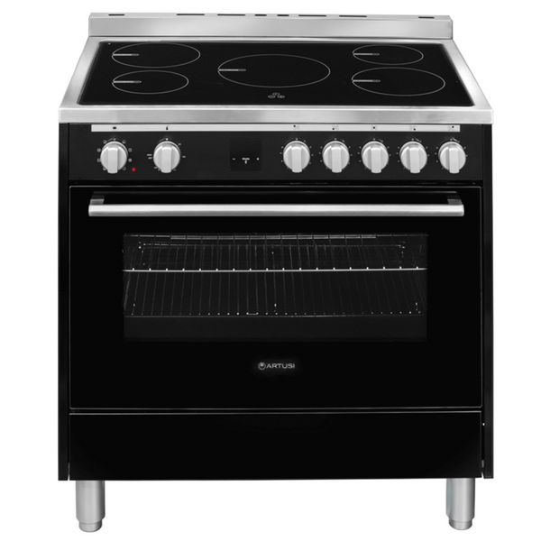 Artusi 90cm Freestanding Induction Oven Black AFI902B