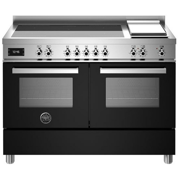 Bertazzoni 120cm Induction Cooktop & Griddle Plate Double Oven PRO125I2ENET