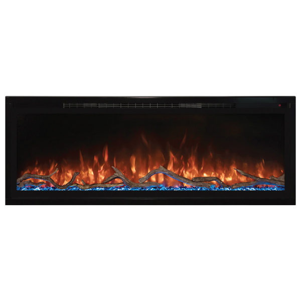 Modern Flames Spectrum 50 Inch Slimline Electric Fireplace with Log Set SPS-50BAUS