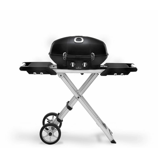 Napoleon Scissor Cart Travel Q Pro High Lid LPG Portable BBQ PRO285-X-BK-AU