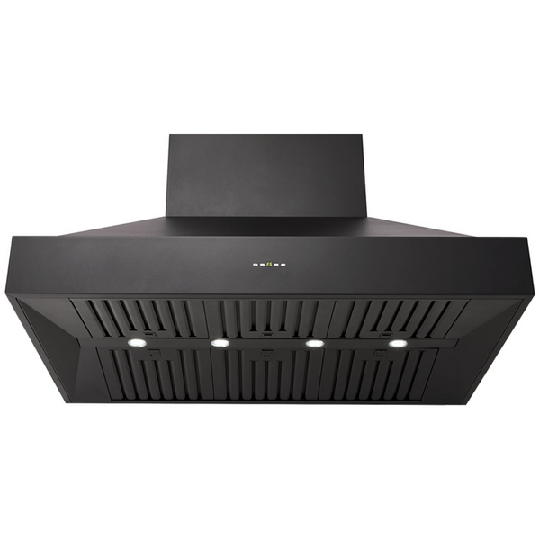 Schweigen 120cm BBQ Canopy Rangehood with On-Board Motor - Black CL8912B