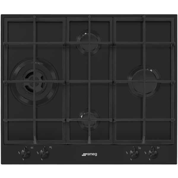Smeg 60cm Classic Matte Black Stainless Steel PX364LMBAU