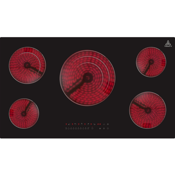 Trinity 90cm Ceramic Touch Control 8 Zone Ceramic Cooktop TRC900CT
