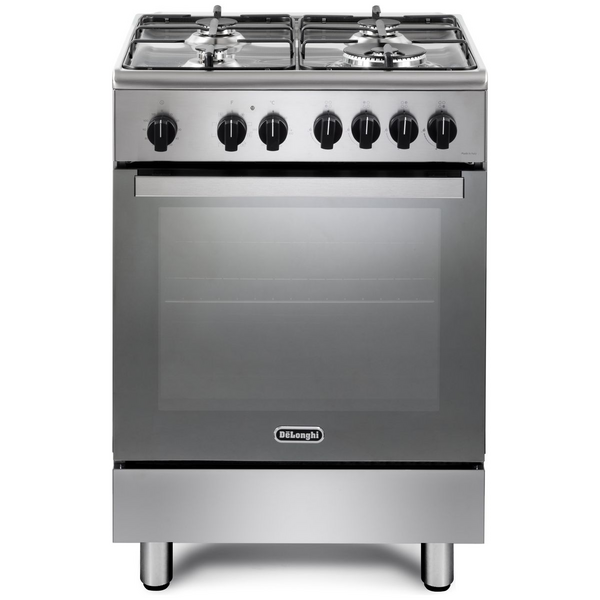 Delonghi 60cm Freestanding Dual Fuel Cooker Stainless Steel DMX64LDC