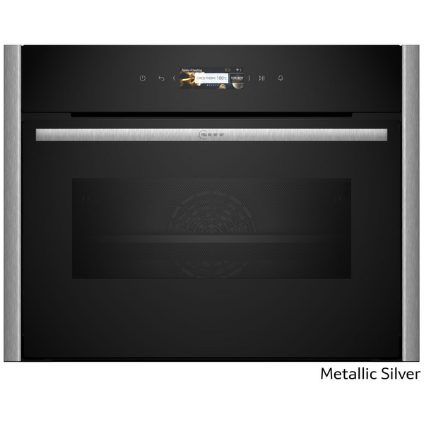 NEFF 45cm Compact Oven with Microwave Metallic Silver C29MR21Y0B-MS