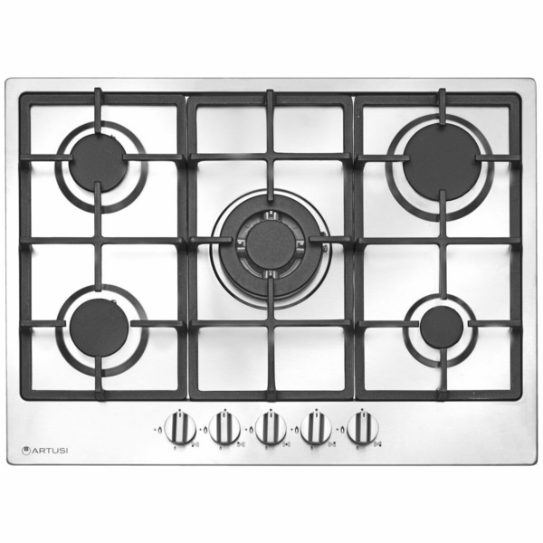 Artusi 70cm Stainless Steel Cooktop CAGH75X