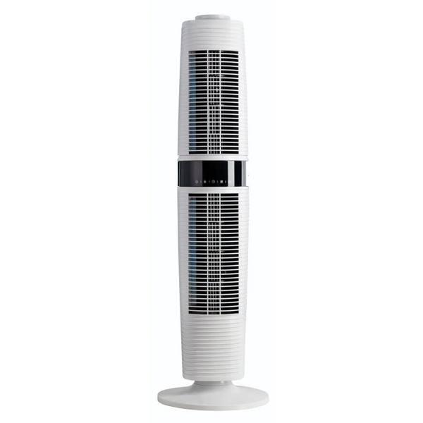 Delonghi 360-degree Dual Oscillating Tower Fan White DETF122WH