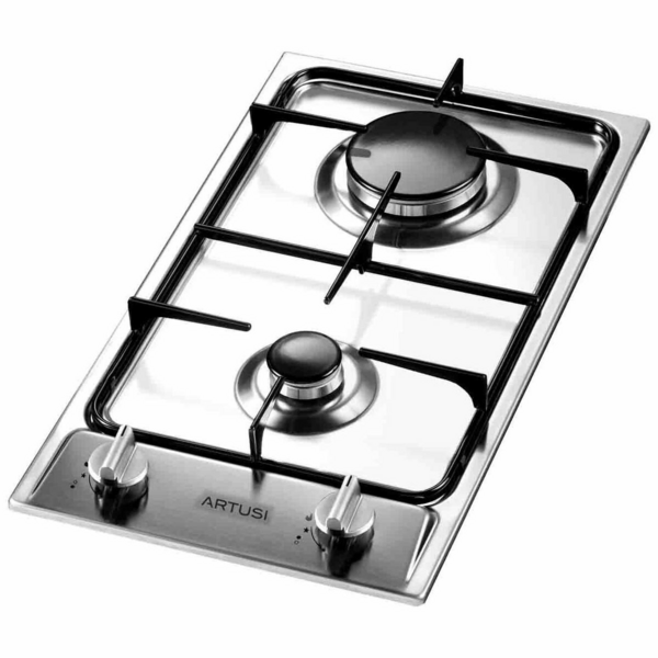 Artusi 30cm Maximus Series Natural Gas Stainless Steel Cooktop AGH30XFFD