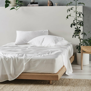 Linen House Tencel 375TC White King Sheet Set 01710F397