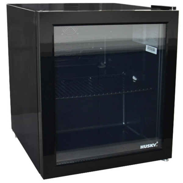 Husky 48L Glass Door Bar Fridge Black CKK48-241-BK-AU1