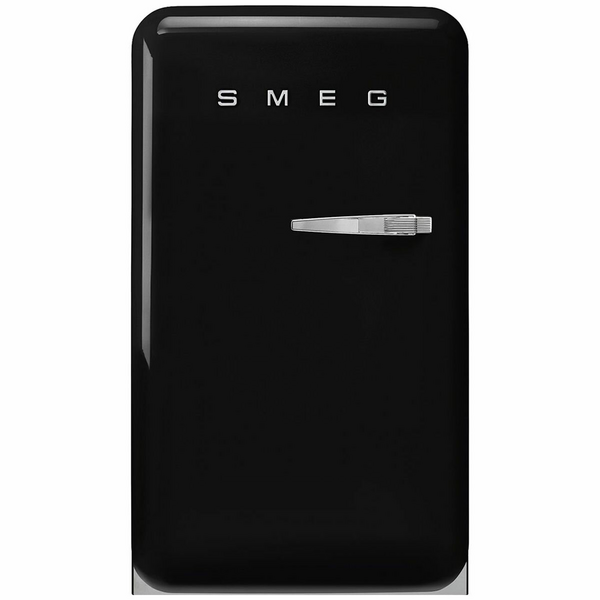 Smeg FAB 50's Style 135L Retro Refrigerator Black FAB10HLBL5AU
