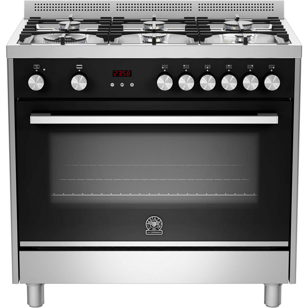 La Germania 90cm Futura Series Freestanding Dual Fuel Oven/Stove TUS96C61LBX