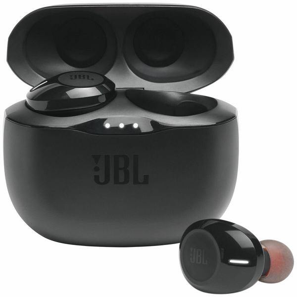 JBL Tune 125 TWS True Wireless In-Ear Headphones - Black JBLT125TWSBLKAS