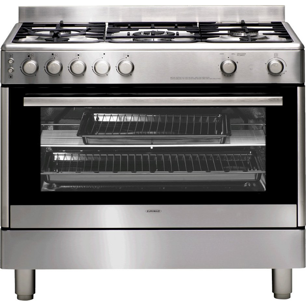 Euromaid 90cm Gas Oven-Cooktop & Grill Freestanding Oven GG90S