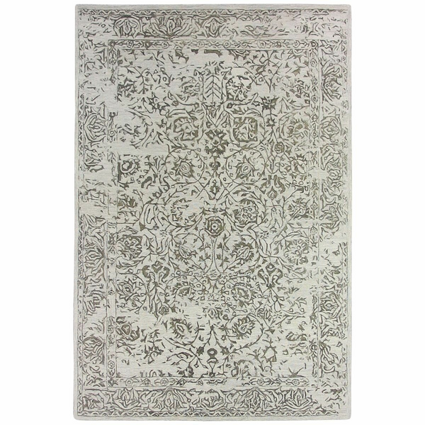 Cadrys Hamptons Classic Steel 250x300 Rug HAMPST2 | Andoo