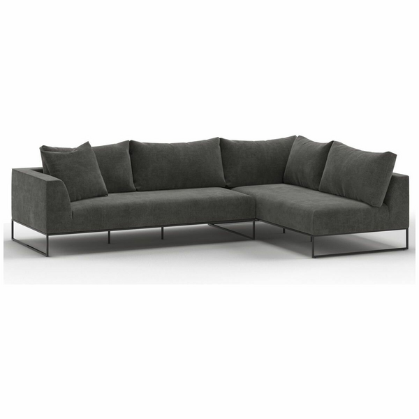 Kalona Vaeroy Modular Four Seater Left Facing Sofa Pewter WS-208-01B-VILA-27PK