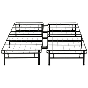 Zinus Black Metal Smartbase Folding Bed King AU-SBBK-14K