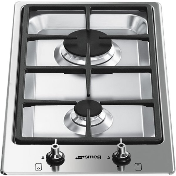 Smeg 30cm Classic Aesthetic Stainless Steel Cooktop PGA32G