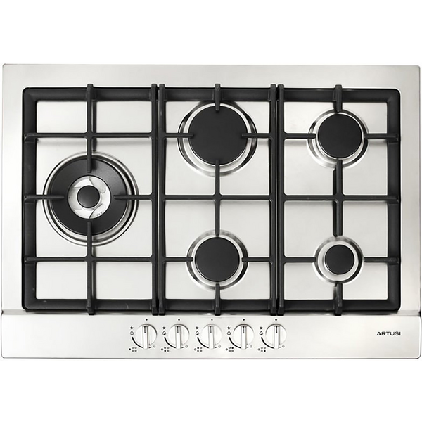 Artusi 70cm Maximus Series Natural Gas Cooktop AGH70XFFD