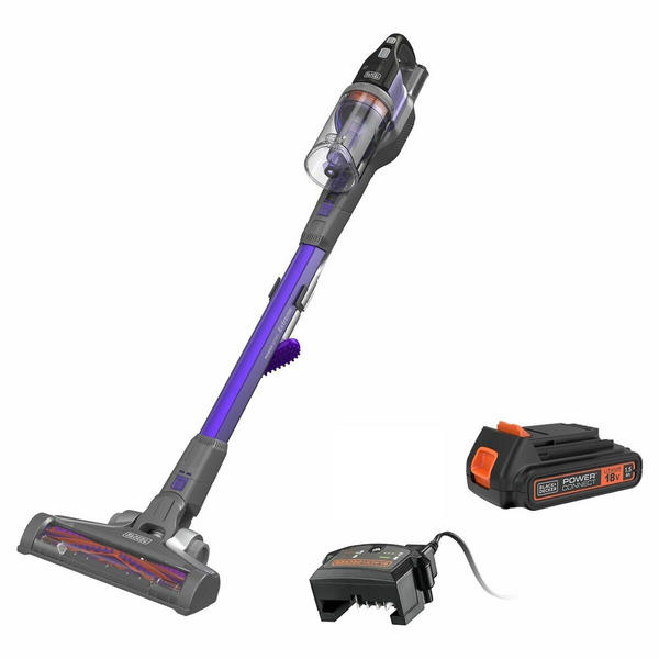 Black & Decker 18V 4-in-1 Cordless PowerSeries Extreme Pet Vacuum Cleaner BHFEV182CP-XE