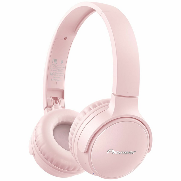 Pioneer On-Ear S3 Wireless Headphones Pink SES3BTP