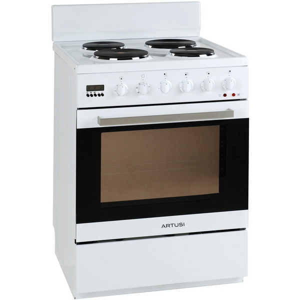 Artusi 60cm Electric Freestanding Oven White AFE607W