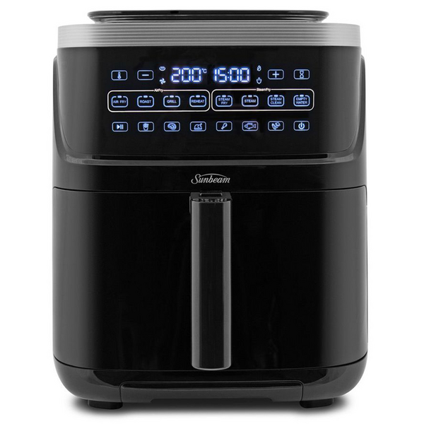 Sunbeam SteamFry 7L Air Fryer and Steamer AFP4600BK