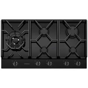 Westinghouse 90cm 5 Burner Gas Cooktop WHG959BD