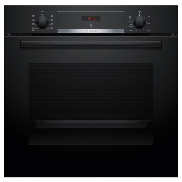 Bosch 60cm Series 4 Electric MultiFunction Built-in Oven Black HBA534BB3A